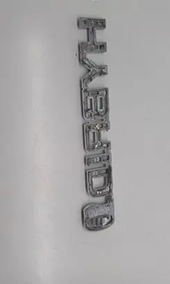Toyota Yaris Fender model badge letters 7537452060 L476