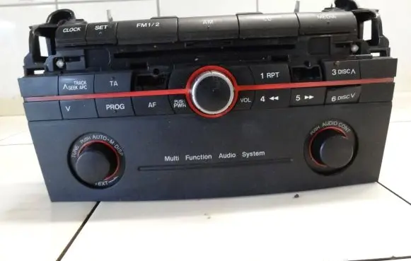 Mazda 3 I Radio/CD/DVD/GPS head unit BR2D66AR0