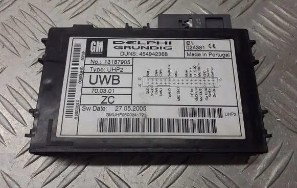 Opel Vectra C Voice control module 13187905