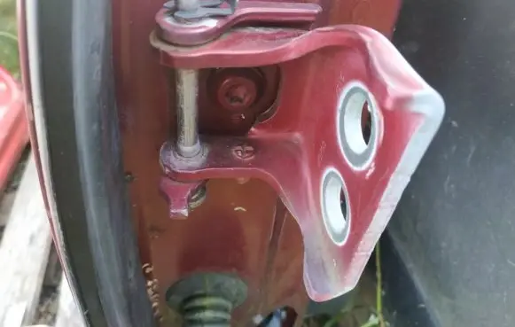 Front door upper hinge