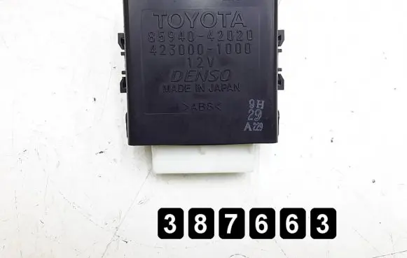 Toyota RAV 4 (XA30) Window wiper relay 8594042020 4230001000