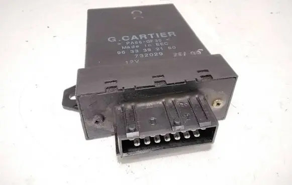 Coolant fan relay