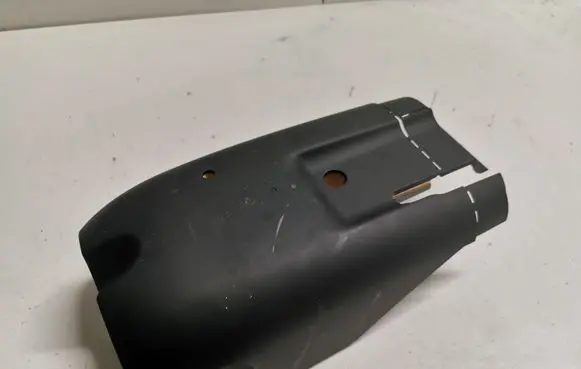 Steering wheel column trim