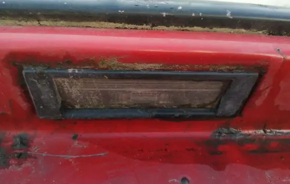 Alfa Romeo 147 Number plate light
