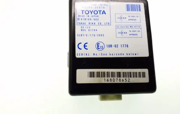 Toyota Corolla Verso E121 Door control unit/module 897410F010