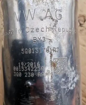 Volkswagen Tiguan Catalyst/FAP/DPF particulate filter 5Q0131701AJ