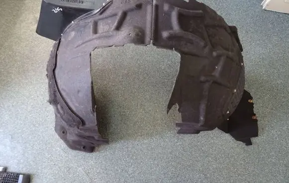 Jaguar F-Pace Front wheel arch liner splash guards
