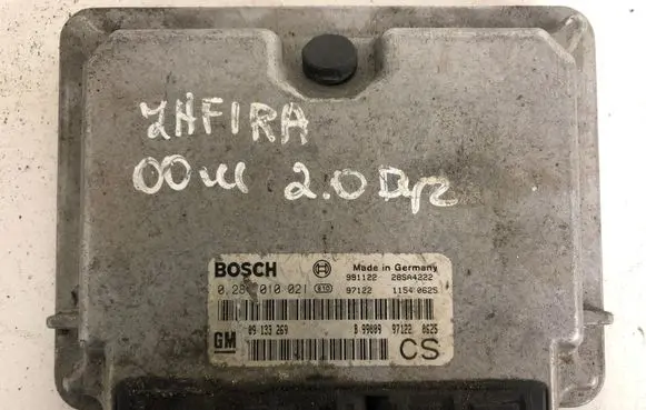 Opel Zafira A Engine control unit/module 0281010021 09133269 B99689971220625