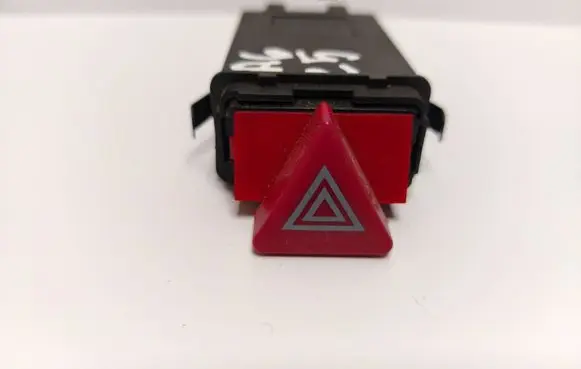 Audi A6 S6 C5 4B Hazard light switch 377838624