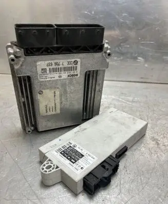BMW 5 E60 E61 Engine ECU kit and lock set 7796637