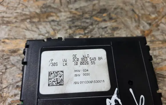 Volkswagen PASSAT B6 Steering angle sensor 3C0953549