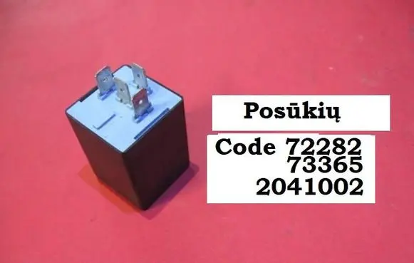 Renault Clio I Light relay 72282 73365