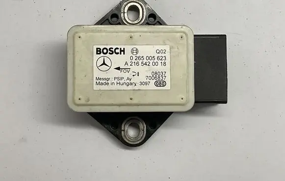 Mercedes-Benz E W211 ESP acceleration yaw rate sensor 0265005623 7006837 A2165420018