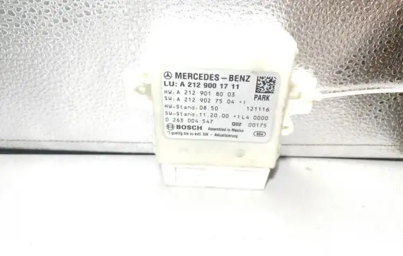 Mercedes-Benz E W212 Parking PDC control unit/module A2129001711 A2129018003 A2129027504