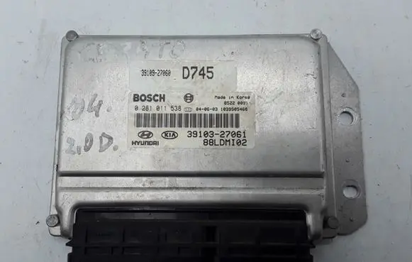 KIA Cerato Engine control unit/module 3910327061 88LDMI02 0281011538