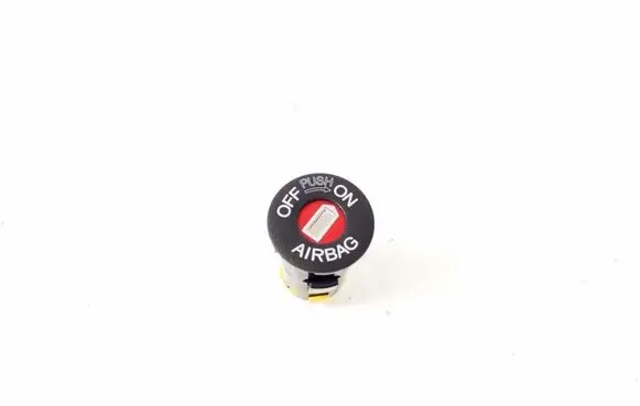Passenger airbag on/off switch