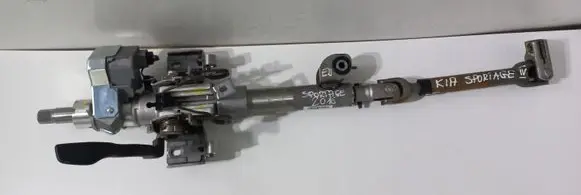 Steering wheel axle set