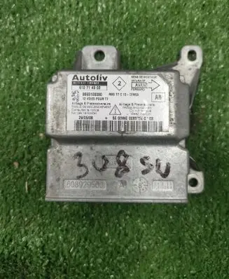 Peugeot 308 Airbag control unit/module 610714900 9665100080