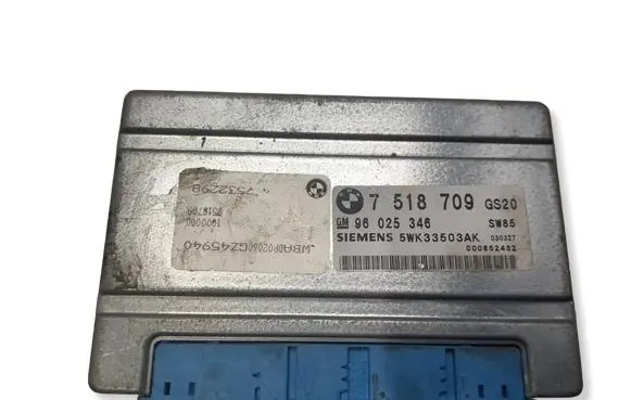 BMW 5 E60 E61 Gearbox control unit/module 7518709 5WK33503AK 96025346