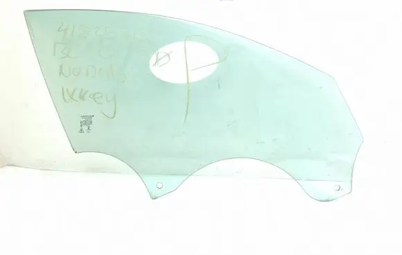 Jaguar XE Front door window glass four-door 43R011582 E000199 DOT682AS2M3240