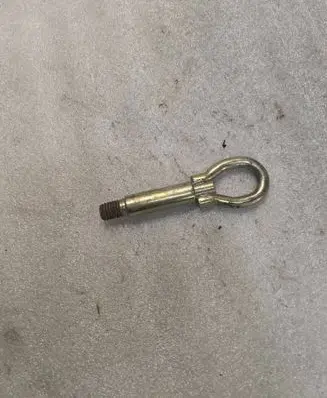 Towing hook eye