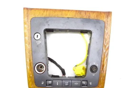 Volkswagen Phaeton Front door window switch trim 3D0864533 3D0959676J