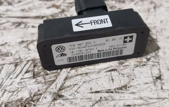 Porsche Cayenne (92A) ESP acceleration yaw rate sensor 7P0907652C 10170107693 DX35E01Q24