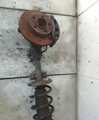 Front shock absorber with coil spring