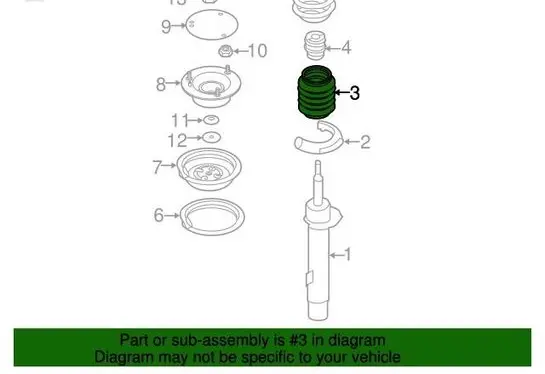 BMW X1 E84 Front shock absorber/damper 31306798248 6798248