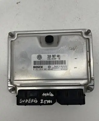 Skoda Superb B5 (3U) Engine control unit/module 3U0907401 1039S00224 0281010905