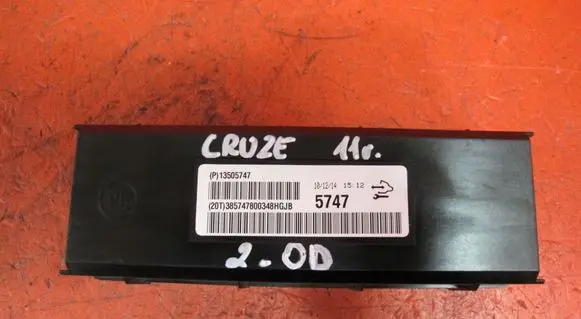 Chevrolet Cruze Air conditioning/heating control unit 13505747