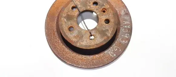 Opel Insignia A Rear brake disc neventiliuojamas