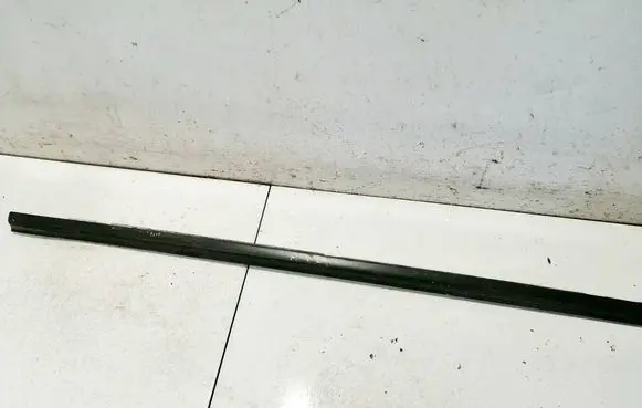 Front door glass trim molding