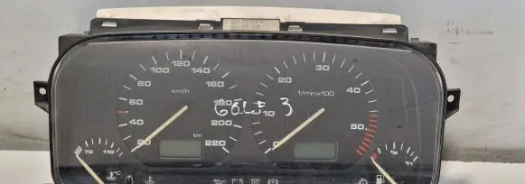 Volkswagen Golf III Speedometer (instrument cluster) 1H6919033BD 6160553028