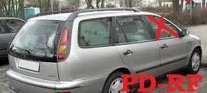 Fiat Marea Front door window glass four-door 161339