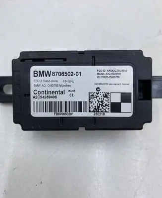 BMW 1 F20 F21 Door central lock control unit/module 8706502 A2C94289406