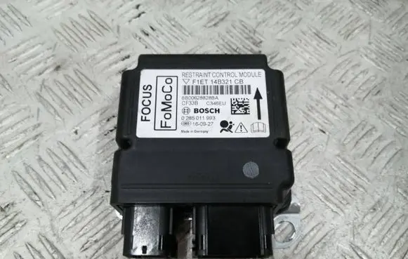 Ford Focus Airbag control unit/module 6B00628828BA F1ET14B321CB 0285011993