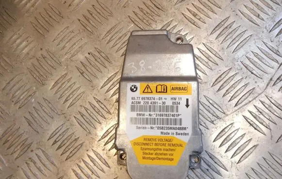 BMW 5 E60 E61 Airbag control unit/module 6978374 38226