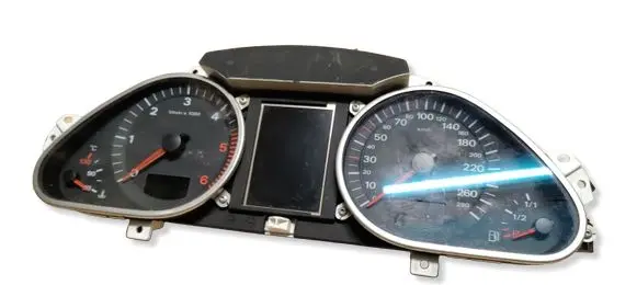 Audi A6 S6 C6 4F Speedometer (instrument cluster) 4F0920931F 4F0910930A 503000732302