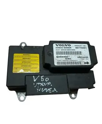 Volvo V50 Airbag control unit/module 30773401 00001393B6 006072100048