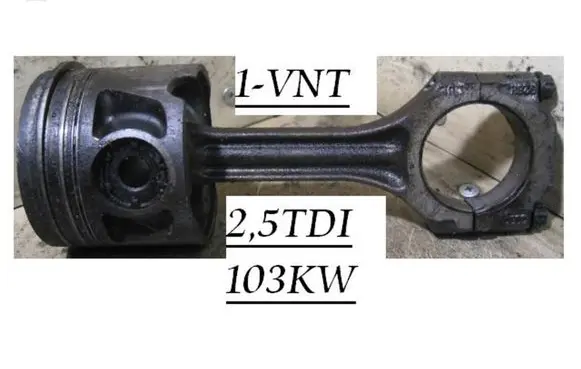 Audi 100 S4 C4 Piston with connecting rod 04BCHAZ 023H