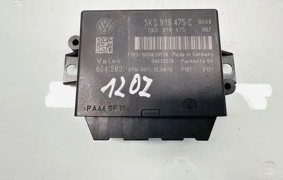 Volkswagen Golf VI Parking PDC control unit/module 5K0919475C 5K0919475 604283