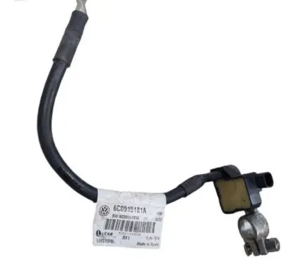 Volkswagen PASSAT B7 Negative earth cable (battery) 6C0915181A