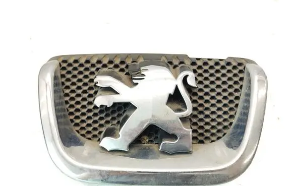 Peugeot 407 Front bumper upper radiator grill 9648195677