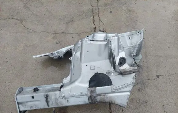 Audi A6 C7 Bumper support mounting bracket corner 