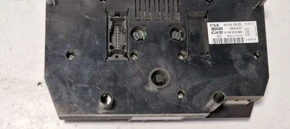Peugeot 307 Climate control unit 96314105ZR 8541401 9140010369