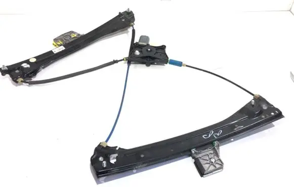 Front door window regulator with motor