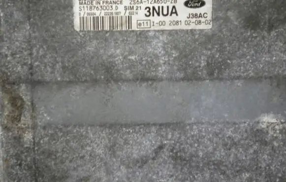 Ford Fiesta Engine control unit/module 2S7112A650CB