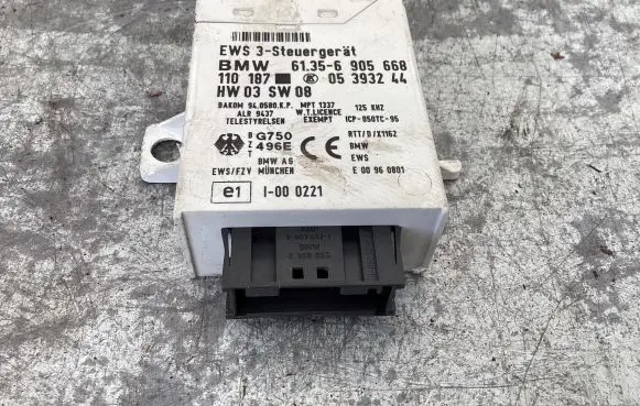 BMW 5 E39 Immobilizer control unit/module 61356905668 110187 05393244