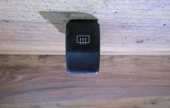 Windscreen/window heater switch